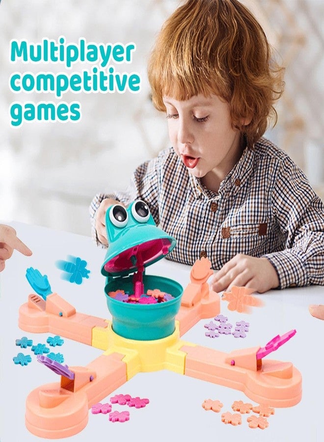KEJIH Classic Feed Frog Board Game,Multiplayer Athletic Game,Frog Eating Bugs Game,Exercise The Speed of The Reaction Toy,Surprise Exciting Family and Friend Party Games,Suitable for Kid - Image 4